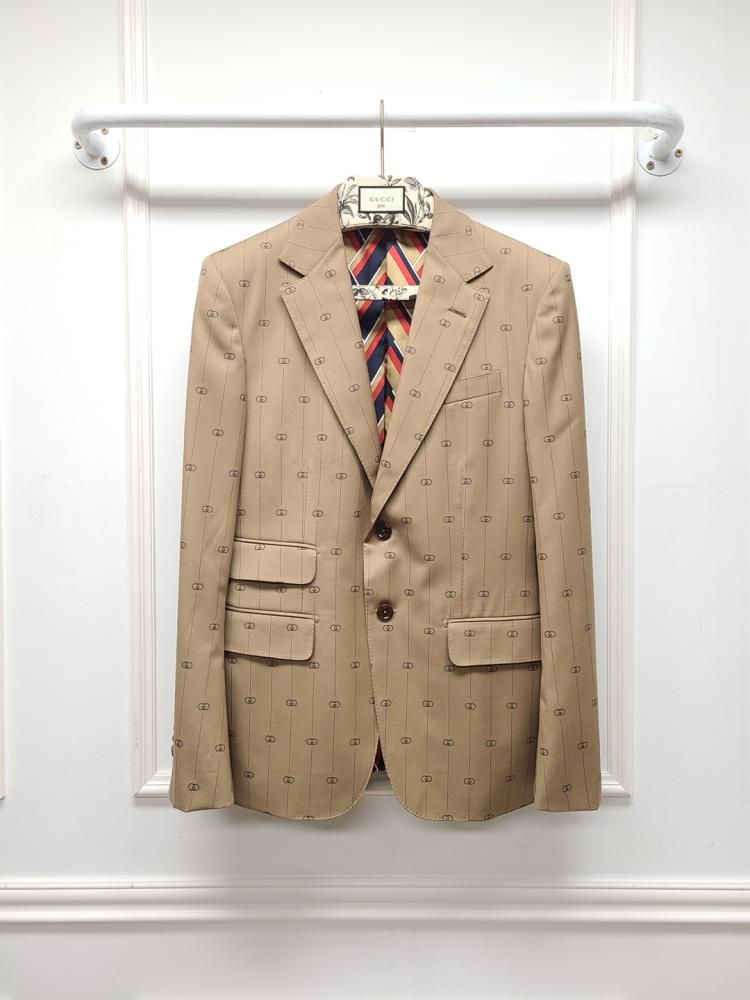 Gucci Beige DIY GG Jacquard Suit Set 46 42350678 | eBay