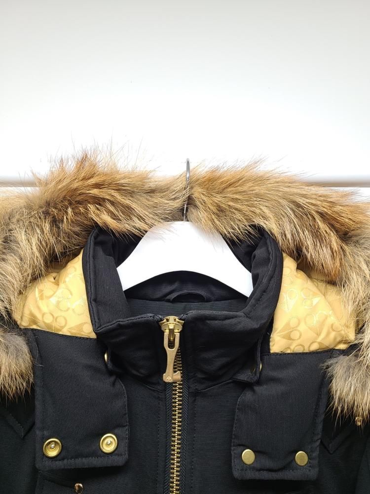 Moose Knuckles Black Gold Fox Fur Ballistic Bomber Padding Moose Knuckles Black Gold Fox Fur Ballistic Bomber Padding