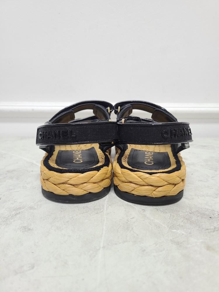 CHANEL シャネル ミュール サンダル G28285Y01070 レディース36