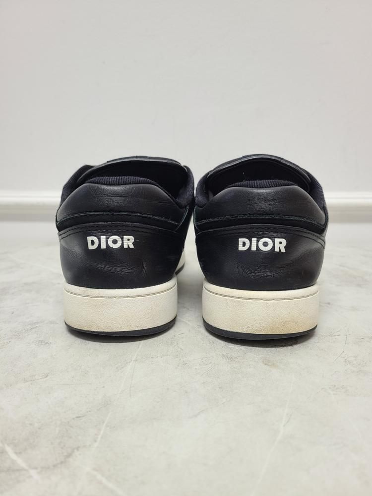 Dior Black CD Diamond Canvas B27 Low-Top Sneakers - SKU B27