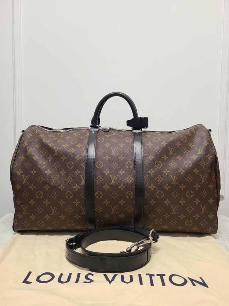 Louis Vuitton Macassar Keepall 55 Bandeliere (Lot 3029
