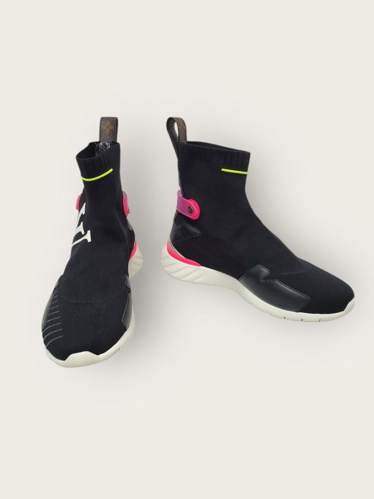 Louis Vuitton Limited Edition Cubic Sock Runner Sneakers 36
