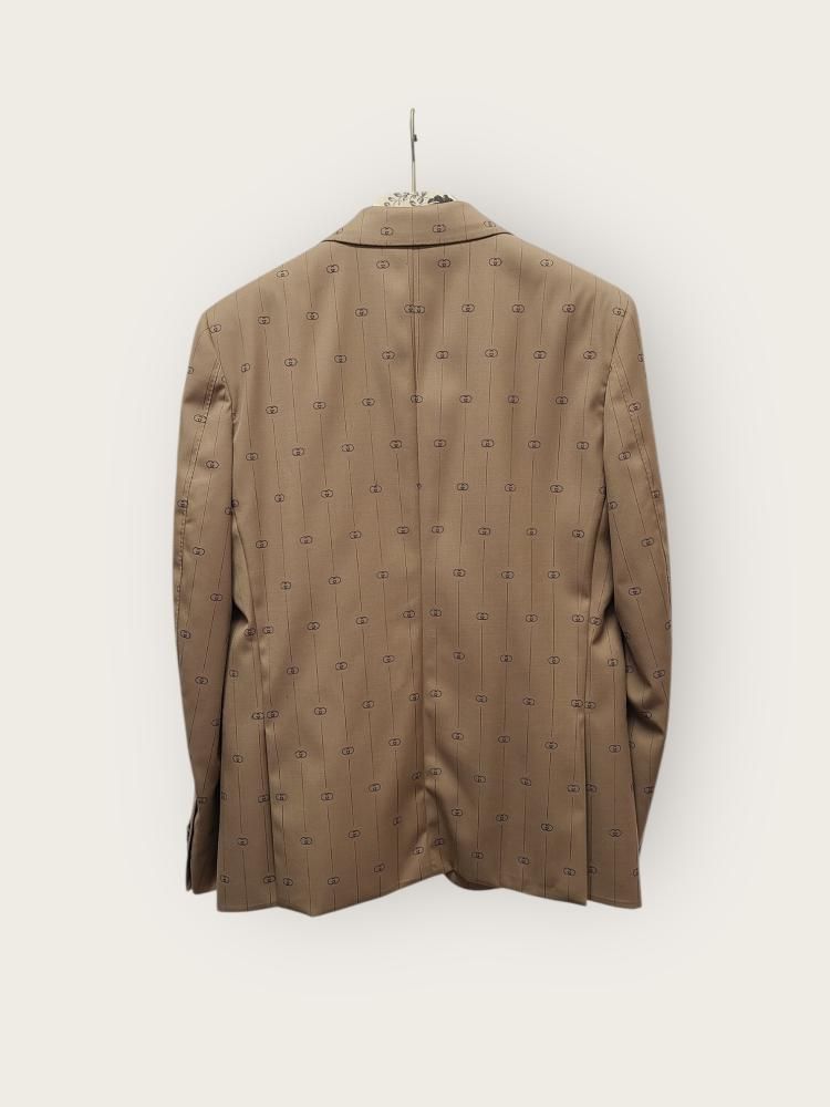 Gucci Beige DIY GG Logo Jacquard Suit Set 46 42350678 | eBay