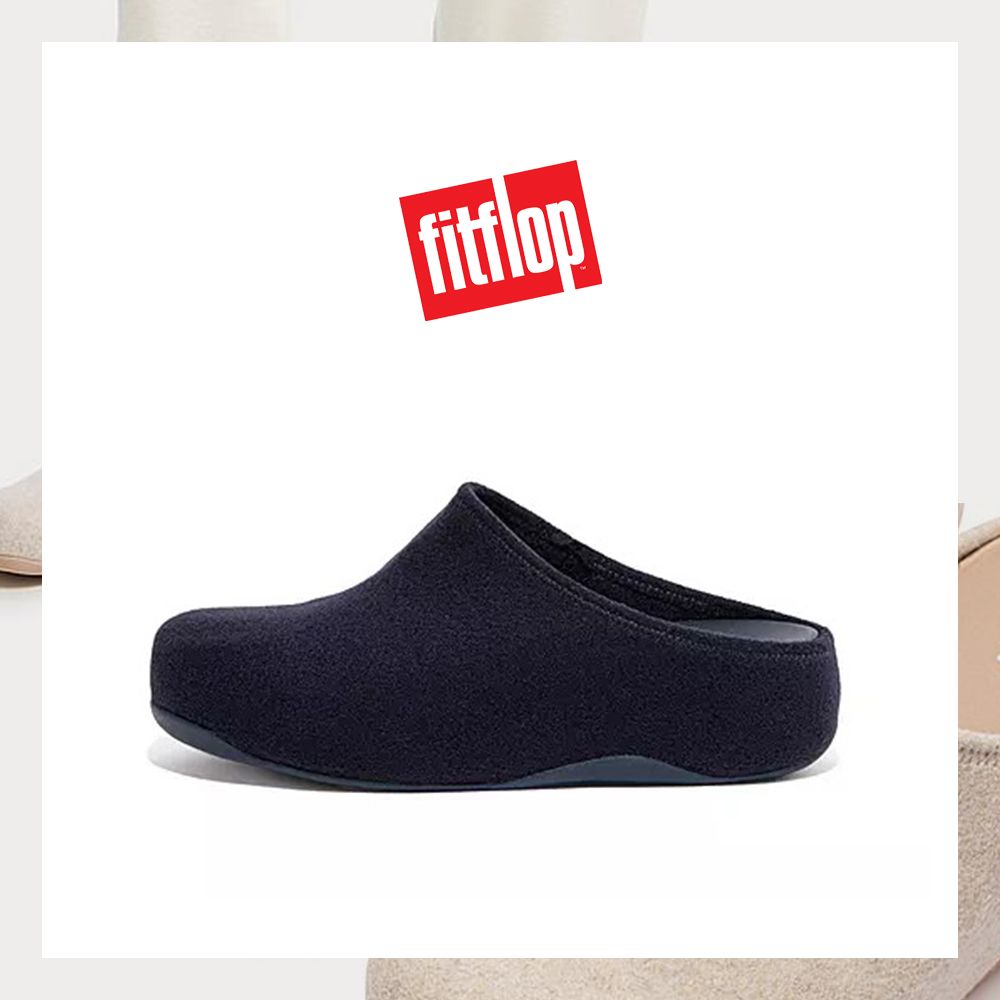 핏플랍(Fitflop) | 핏플랍 슈브 쿠시 펠트 클로그 슬리퍼 네이비 여자 여성슬리퍼 여름 패션 핏플랍조리 | 트렌비