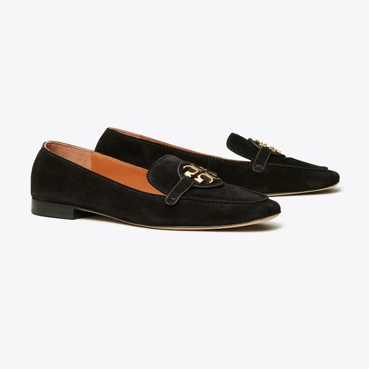 [해외]토리버치 밀러 메탈 로고 로퍼 스웨이드 Miller Metal-Logo Loafer Suede