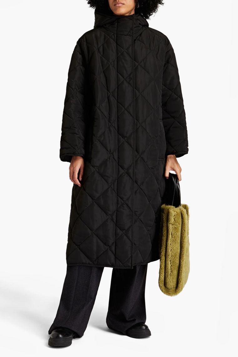 스탠드스튜디오 Sue oversized quilted shell hooded coat 1647597291179761