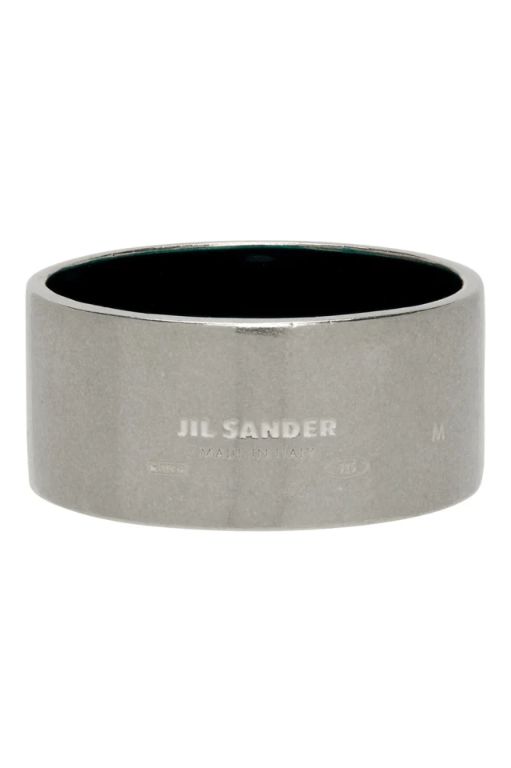 JIL SANDER LIGHT RING 4 ARMY GREEN paymentsway.co