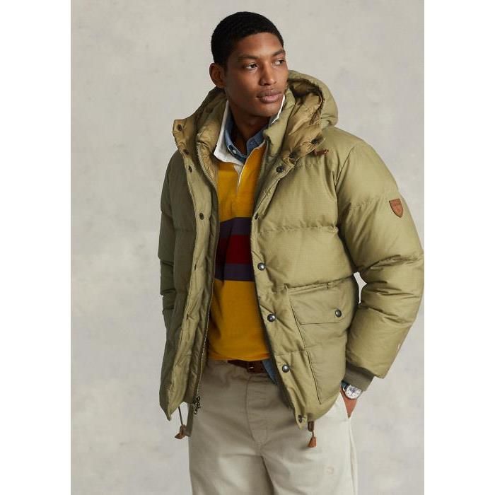 폴로랄프로렌(Polo Ralph Lauren) | 폴로 랄프로렌 오일 클로스 다운 후드 자켓1 | 트렌비