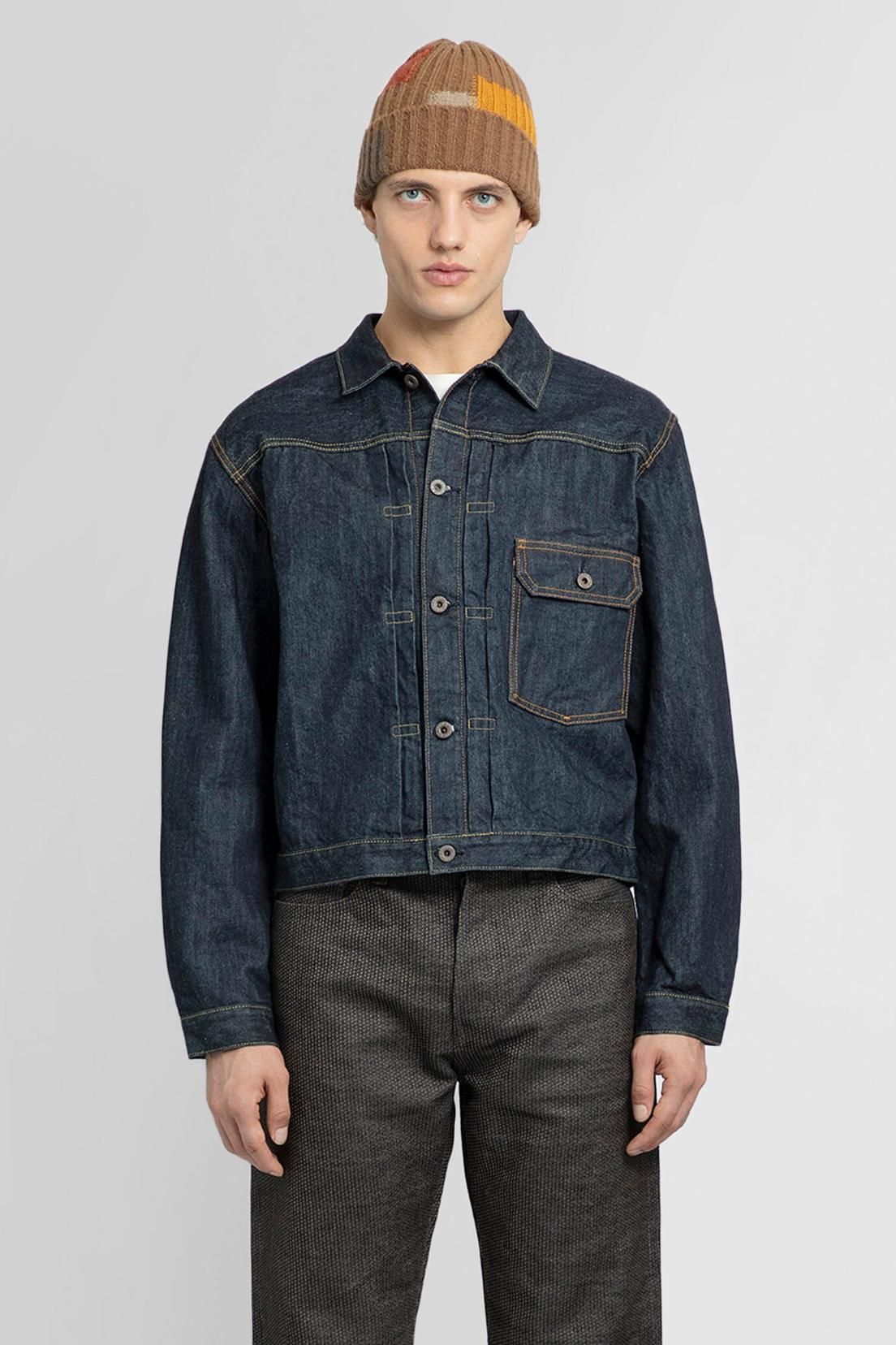 KAPITAL-KAPITAL 남성 봄버 SLJ006 ONEWASH KAPITAL Kapital mens blue