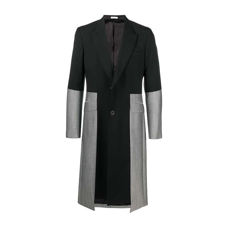 21FW 알렉산더맥퀸 남성 테일러드 코트 블랙 615333QPU721000 BPG