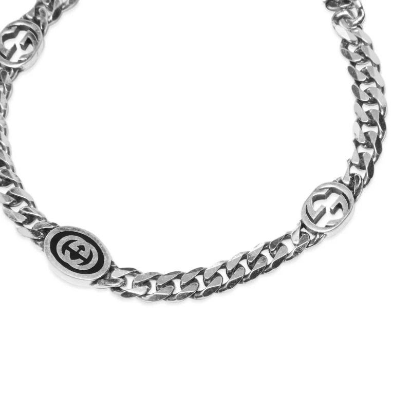 Shop GUCCI Interlocking g bracelet (678660 J8410 8191) by Sunflower.et