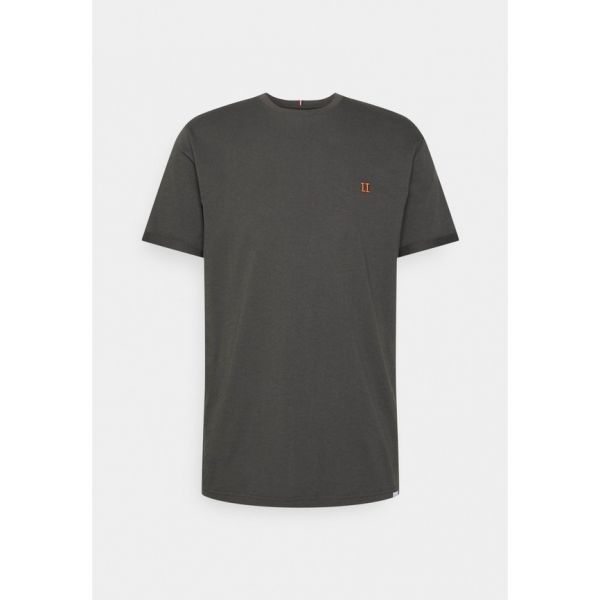 레두-2211386 Les Deux Nørregaard - 기본 티셔츠 까마귀/오렌지 | Trenbe