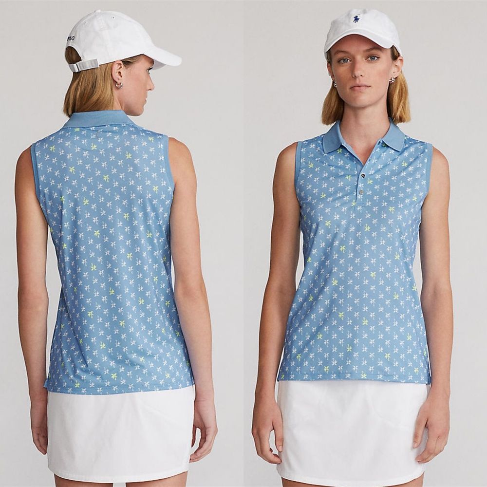 랄프로렌 RLX Golf Tailored Fit Sleeveless Polo 1059773 여자 민소매 골프 폴로 셔츠