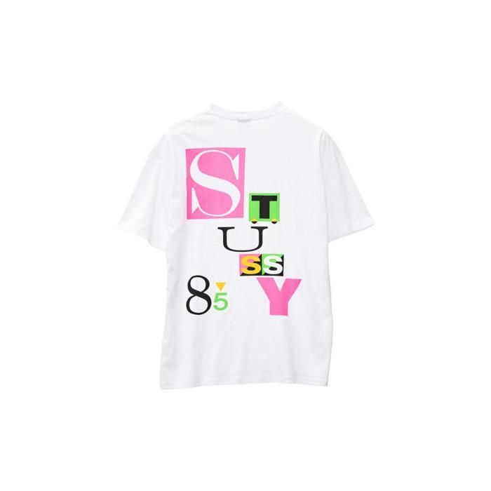 스투시 남성 호르헤 50/50 SS TEE - 화이트