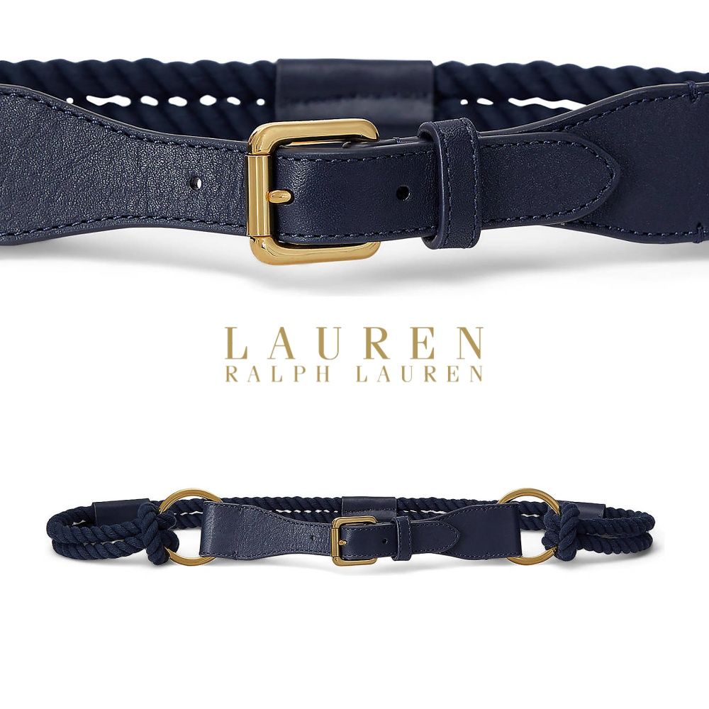 폴로랄프로렌-폴로 랄프로렌 (Polo Ralph Lauren) 412885944002 여자 가죽 트리밍 코튼 로프 스키니 벨트 | TRENBE 폴로랄프로렌-폴로 랄프로렌 (Polo Ralph Lauren) 412885944002 여자 가죽 트리밍 코튼 로프 스키니 벨트 | Trenbe