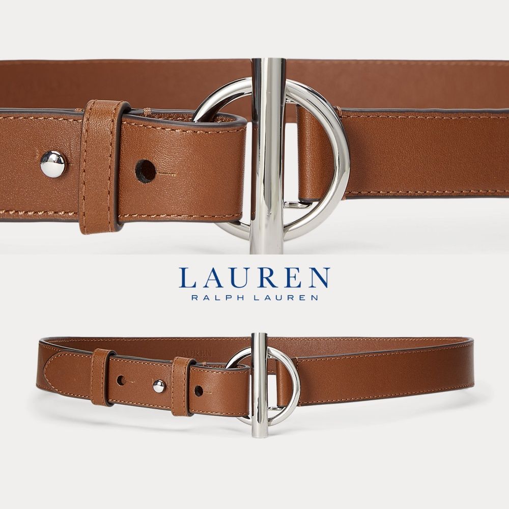 폴로랄프로렌-폴로 랄프로렌 (Polo Ralph Lauren) 641142 여자 토글 링 가죽 벨트 | Trenbe