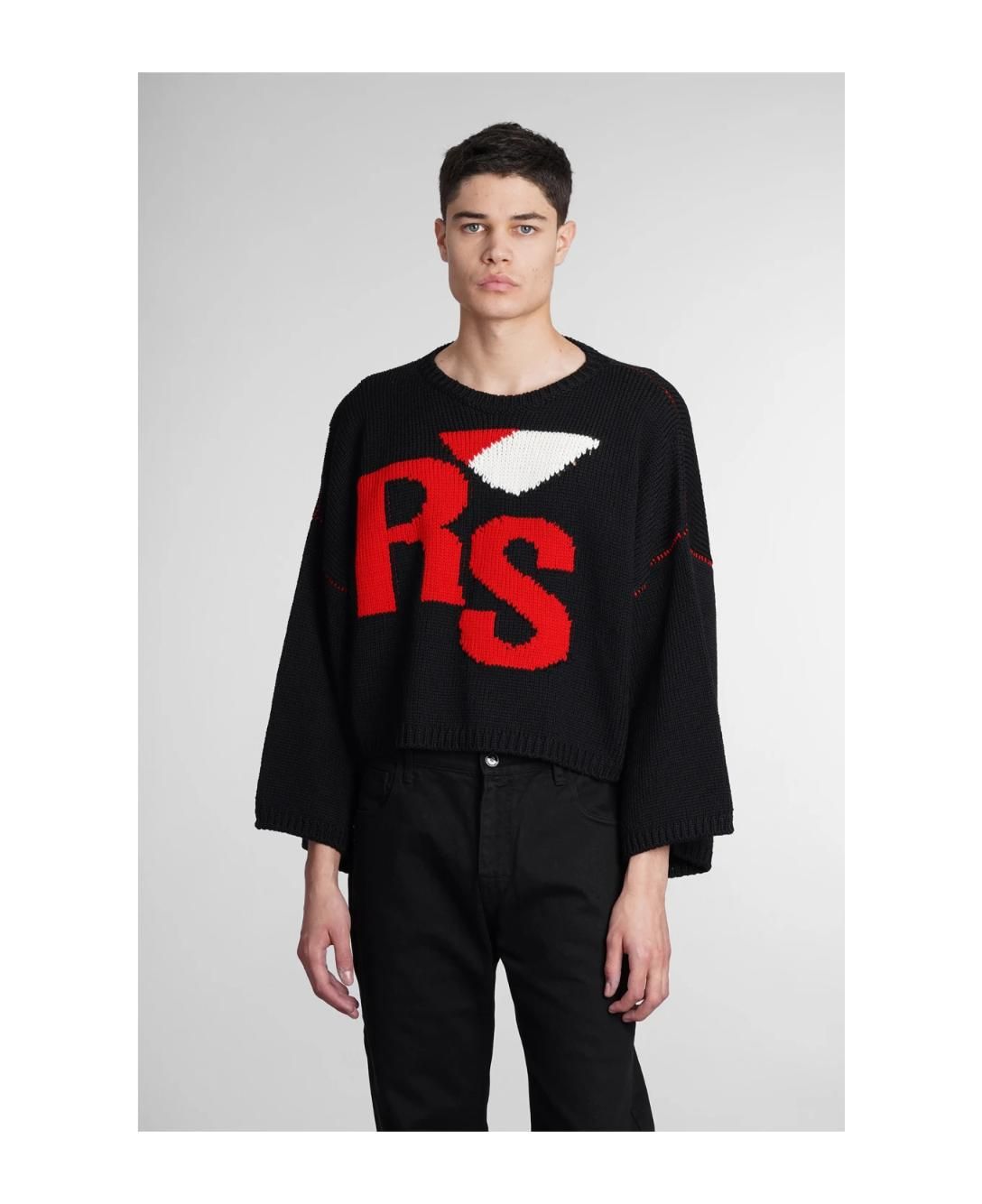 라프시몬스-라프시몬스 Raf Simons 니트 12861253 Knitwear In Black Wool | TRENBE 라프시몬스-라프시몬스 Raf Simons 니트 12861253 Knitwear In Black Wool | Trenbe