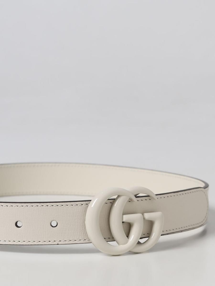 GUCCI: belt in micro grain leather - Blue  Gucci belt 43270718YXV online  at