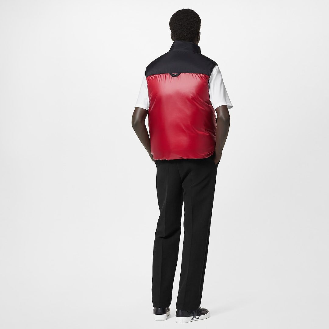 루이비통[LOUIS VUITTON] 리버서블 윈터리 다운 조끼 REVERSIBLE WINTERY DOWN GILET 1AATAI Red