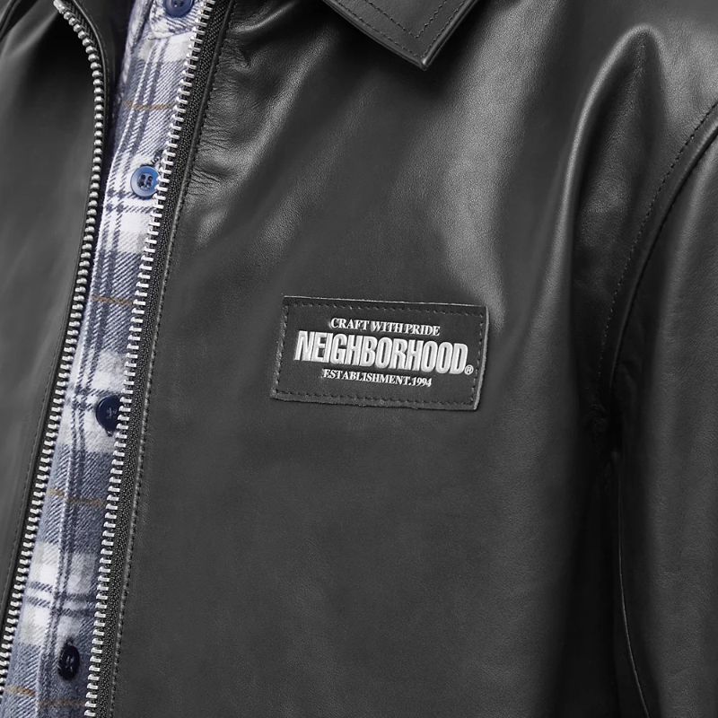 23SS SINGLE LEATHER JACKET neighborhood psychiatriefes.org