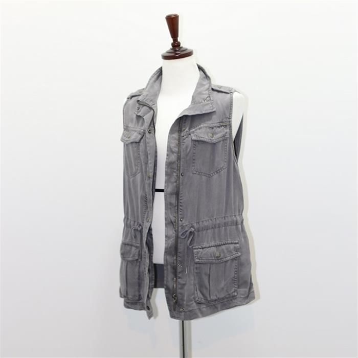 MAX Jeans 야상 베스트 X1154101 GREY