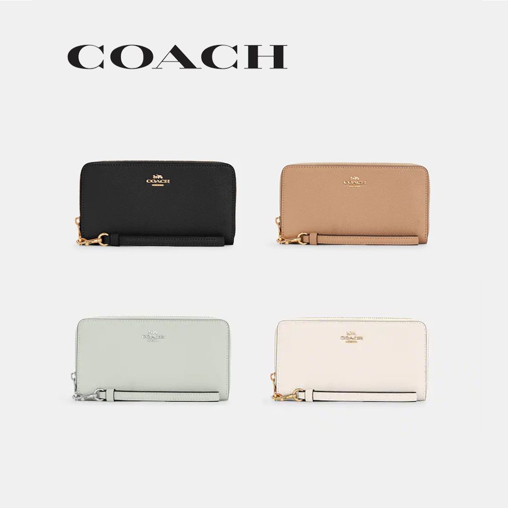 Coach Signature Canvas Blocking Card Case-Charcoal 73922 CHR