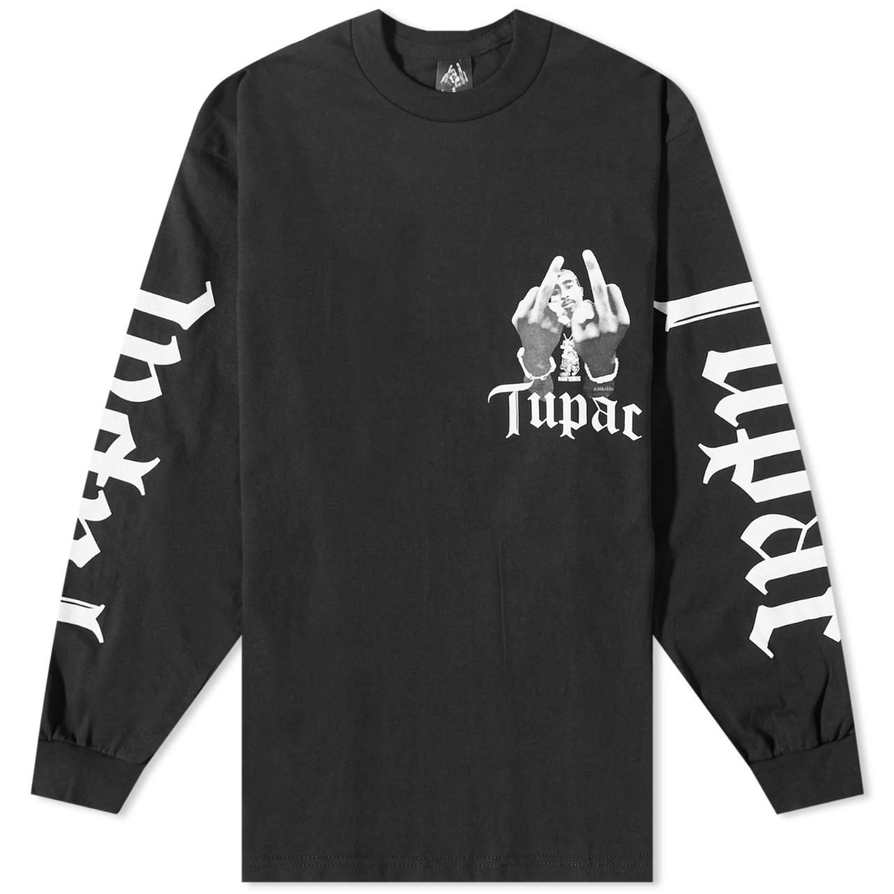 와코마리아-와코마리아 Wacko Maria Long Sleeve Tupac Crew Tee