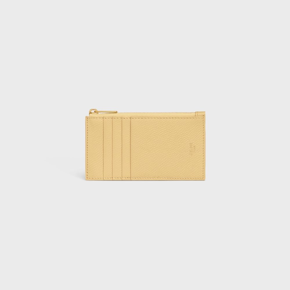 PEBBLE CELINE ZIPPED COMPACT CARD HOLDER (10J893BEL)