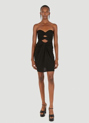 생로랑  Gathered 컷아웃 드레스  Saint Laurent