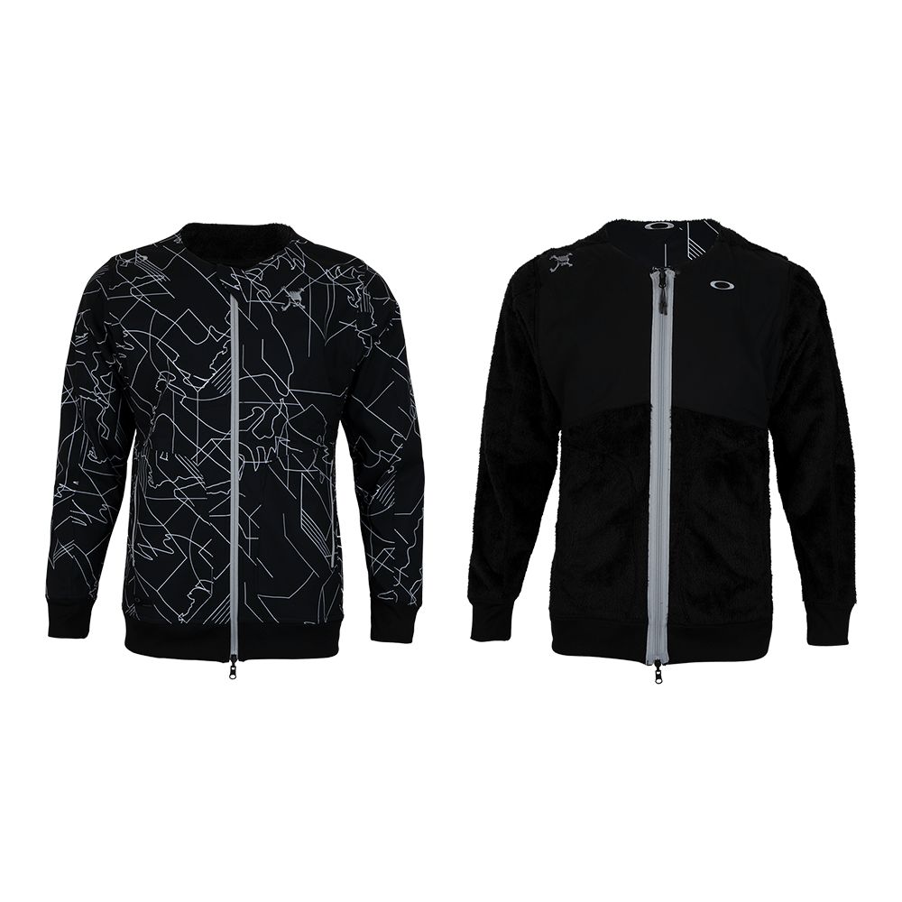 SKULL SYNCHRONISM DOWN JACKET 2.0/ダウンジャケット/L/ナイロン/BLK