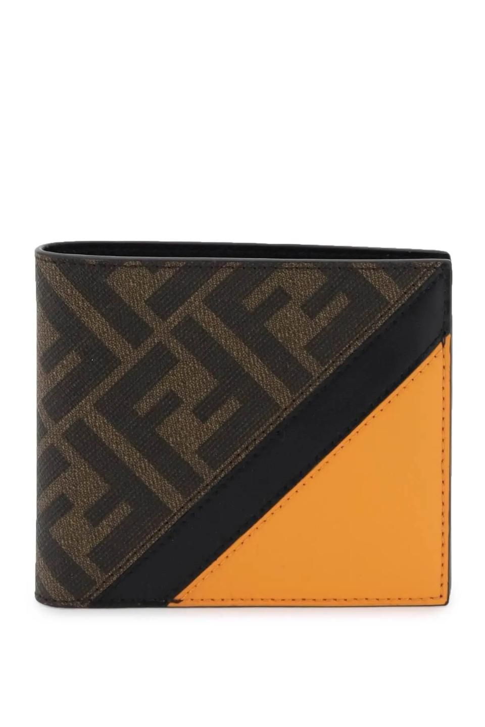 Fendi 7M0164 A9XS DIAGONAL Card holder Orange