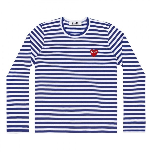COMME des GARÇONS border long sleeve tee Comme Des Garcons Unisex Long Sleeve Border Stripe T-Shirt with