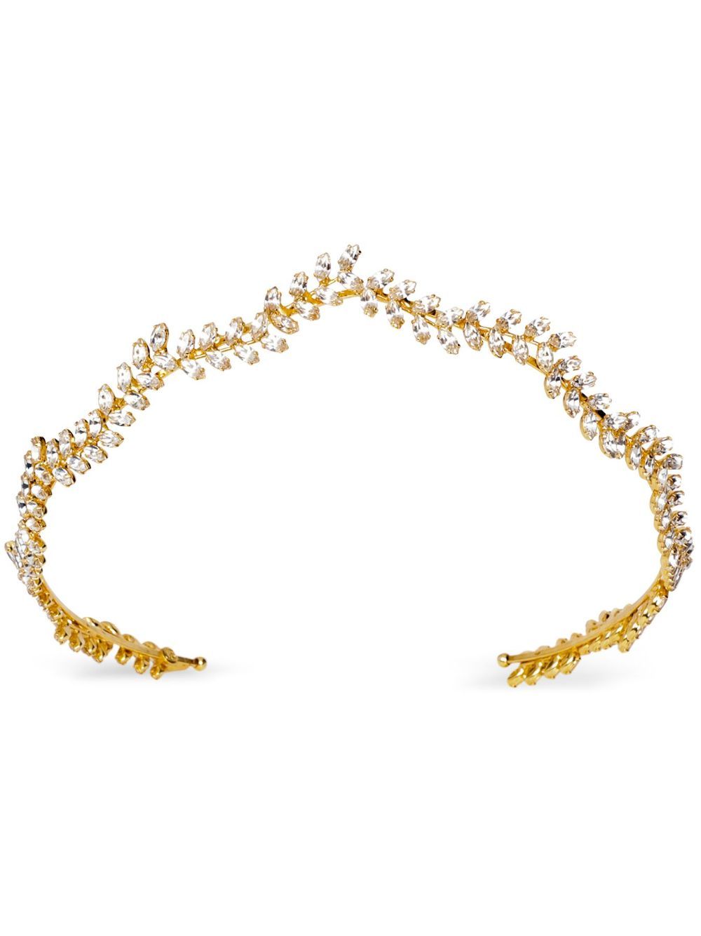 제니퍼베어Deilacte Vine crystal-embellished tiara  Jennifer Behr