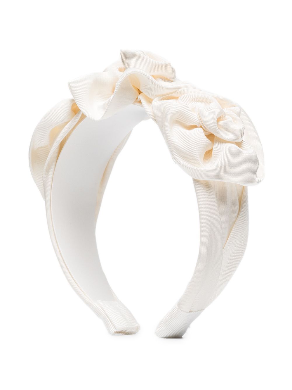 제니퍼베어Triple Rosette silk faille headband  Jennifer Behr