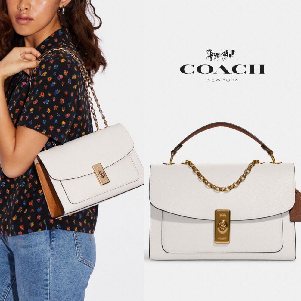 코치 (Coach) Lane Shoulder Bag C8594 C8595 cpb 여자 숄더 백