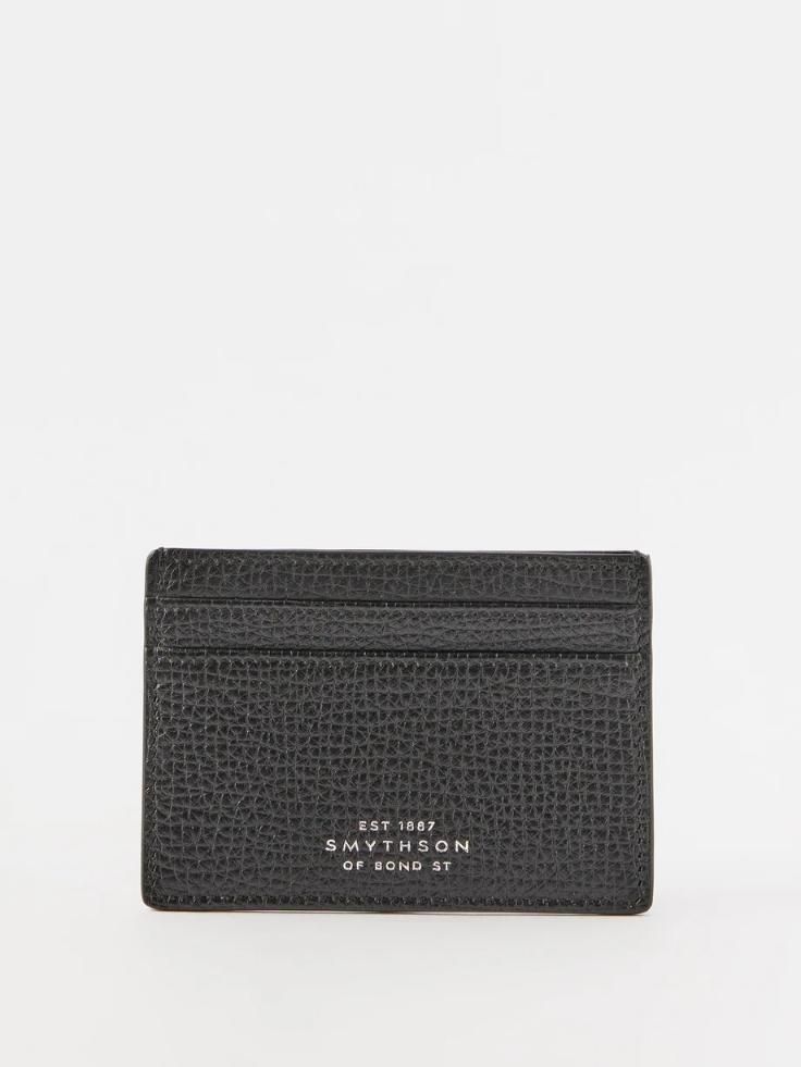 Smythson 6 Card Slot Money Clip Wallet in Ludlow