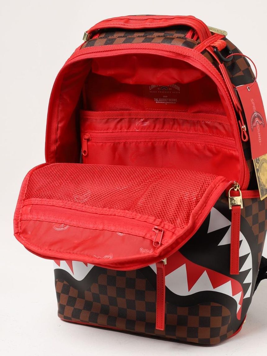 SPRAYGROUND: backpack for man - Red  Sprayground backpack 910B5501NSZ  online at