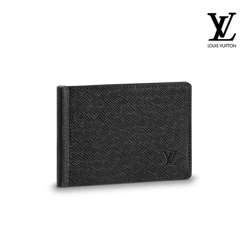 Louis Vuitton TAIGA Pince Wallet (M62978)