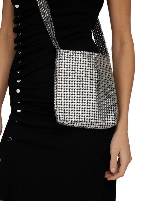 파코라반Pixel Mini bag silver PACO RABANNE