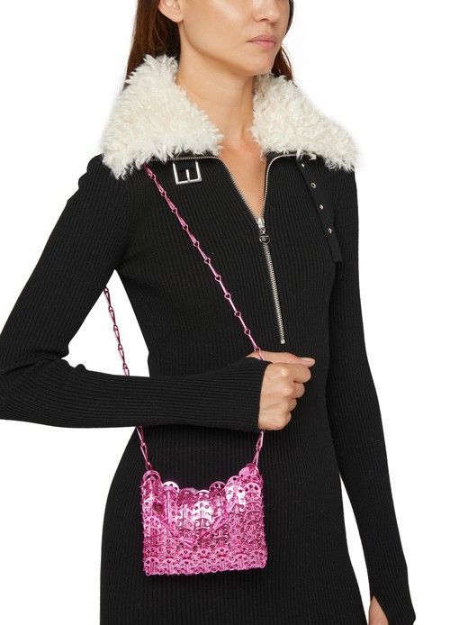 파코라반1969 Nano bag pink PACO RABANNE
