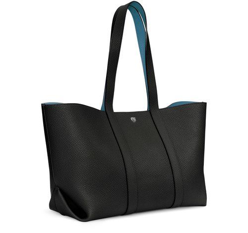 모이나Duo tote bag black_sky_blue MOYNAT