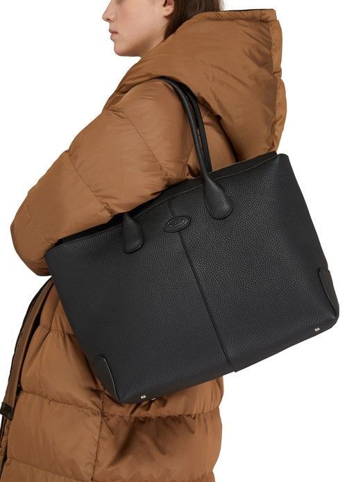 토즈Shopping bag medium size black TODS