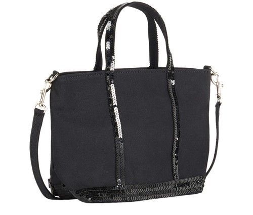 바네사브루노Canvas XS cabas tote bag noir VANESSA BRUNO