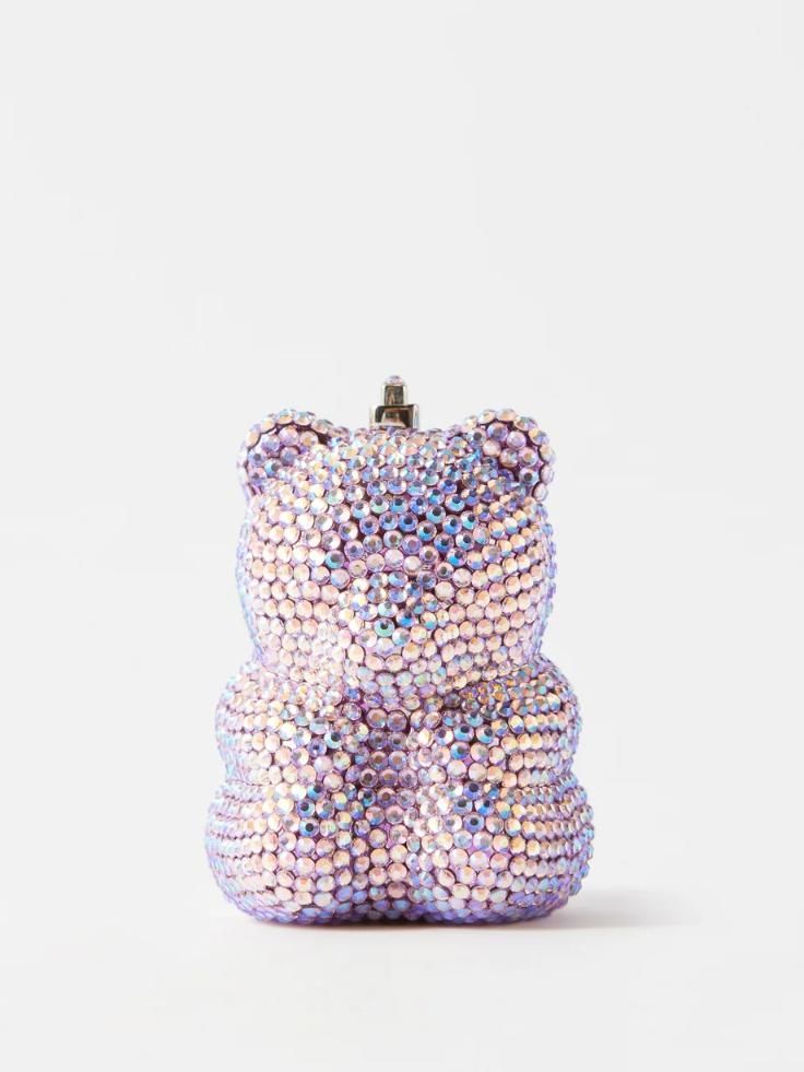Judith Leiber Embellished Harrods Bear Clutch Bag