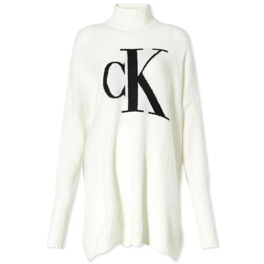 calvin klein white sweater