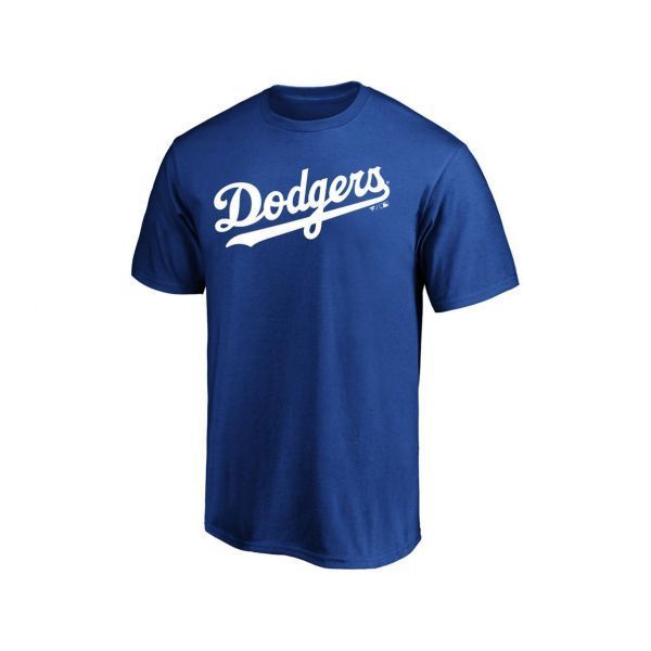 Fanatics Branded Men's Royal Los Angeles Dodgers Official Wordmark T-Shirt - Royal