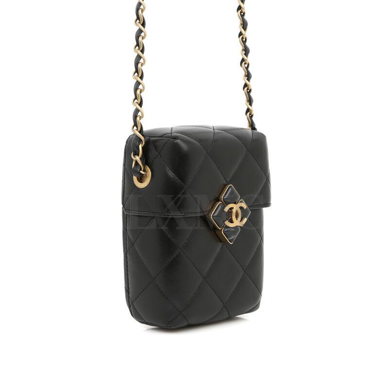 CHANEL Shoreline CC Mini Chain Crossbody Cosmetic Vanity