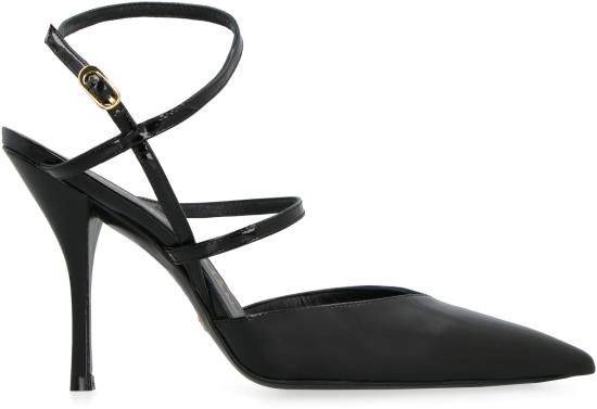 스튜어트 와이츠먼 힐 펌프스 SF228PAT BLK Black