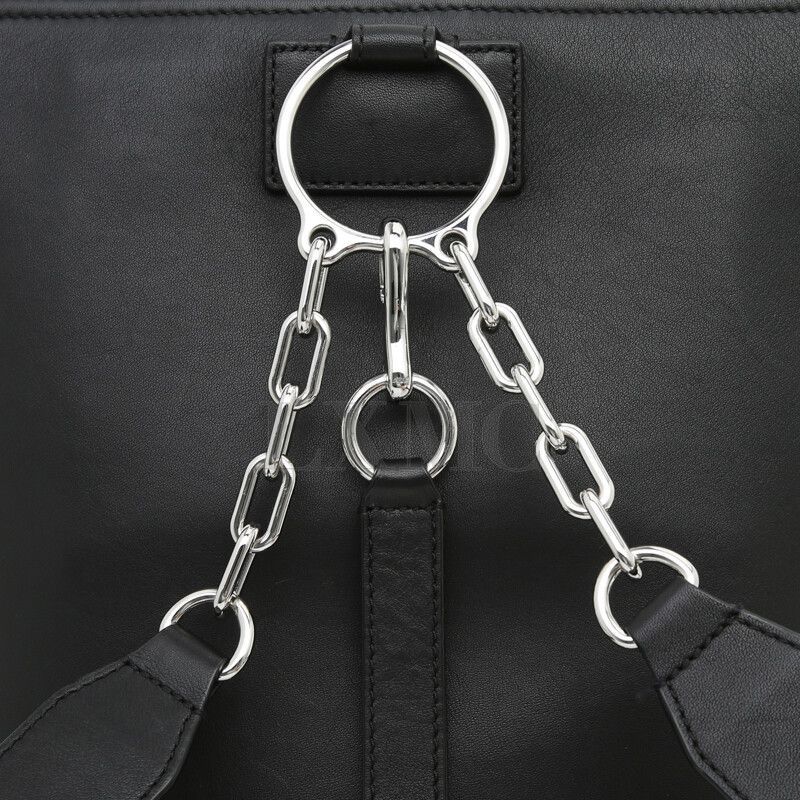 Alexander Wang Black Backpack Cross Chain Bag Alwang, SKU