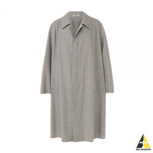 오라리-AURALEE 오라리 23 WOOL MAX CANVAS SOUTIEN COLLAR COAT